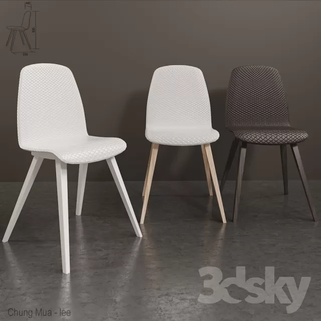 3DSKYFREE – LIVINGROOM - CHAIR 3DS MAX MODELS