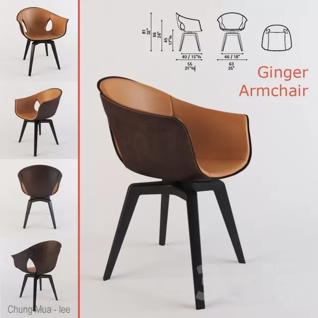 3DSKYFREE – LIVINGROOM - CHAIR 3DS MAX MODELS