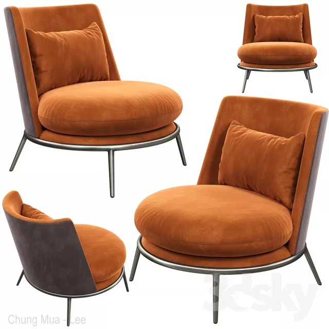 3DSKYFREE – LIVINGROOM - CHAIR 3DS MAX MODELS