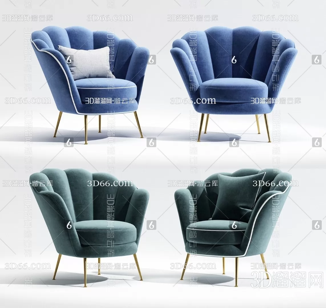 3DSKYFREE – LIVINGROOM - CHAIR 3DS MAX MODELS