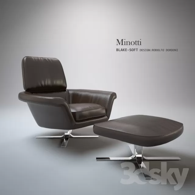 LIVINGROOM - CHAIR - LOUNGE 3D MODELS