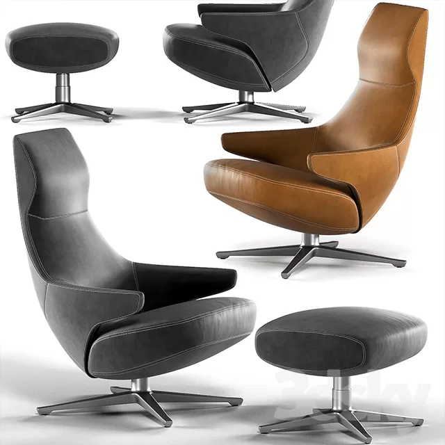 3DSKYFREE – LIVINGROOM - CHAIR - LOUNGE 3DS MAX MODELS