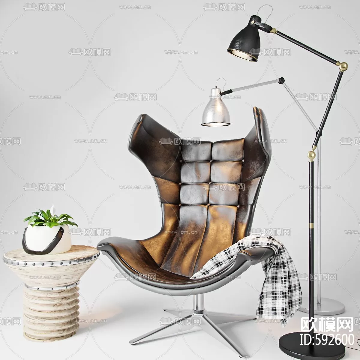 3DSKYFREE – LIVINGROOM - CHAIR - LOUNGE 3DS MAX MODELS