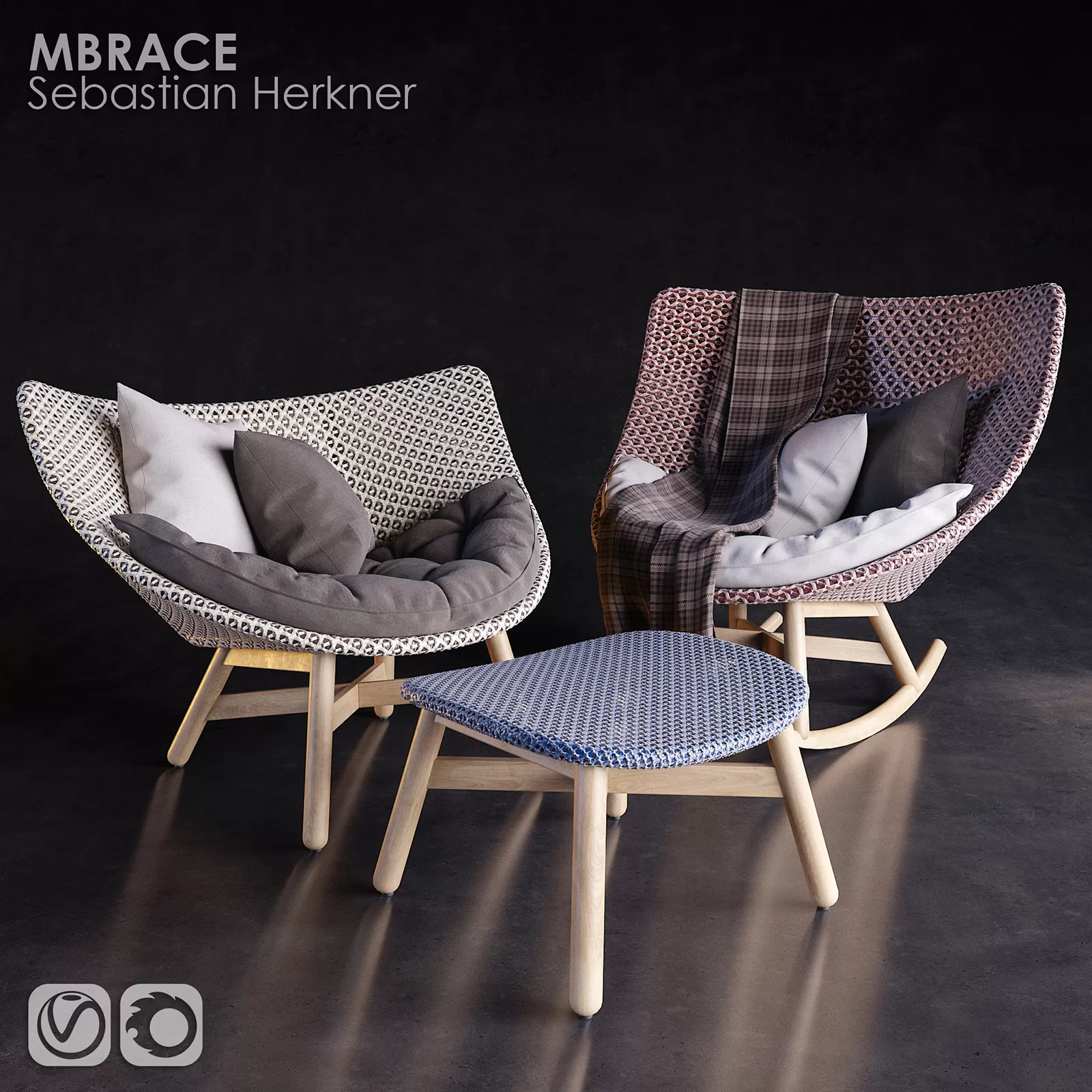 LIVINGROOM - CHAIR - LOUNGE 3D MODELS