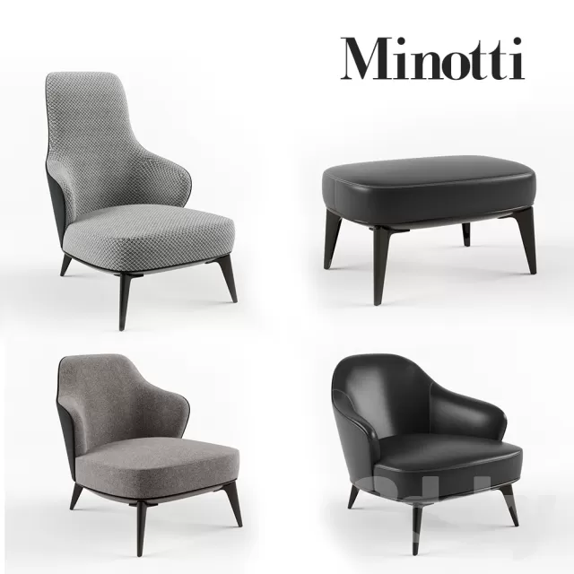 3DSKYFREE – LIVINGROOM - CHAIR - LOUNGE 3DS MAX MODELS