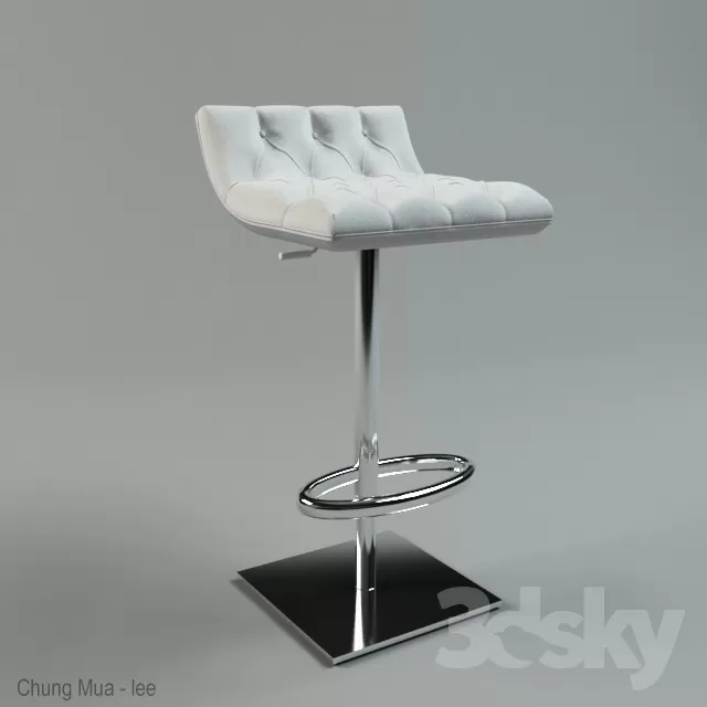 3DSKYFREE – LIVINGROOM - CHAIR - STOOL 3DS MAX MODELS