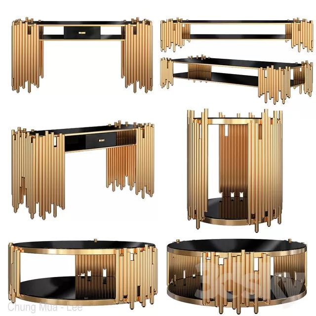 DECOR HELPER – LIVINGROOM – CONSOLE TABLE 3D MODELS – 22