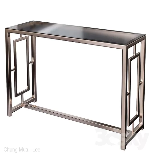 3DSKYFREE – LIVINGROOM - CONSOLE TABLE 3DS MAX MODELS