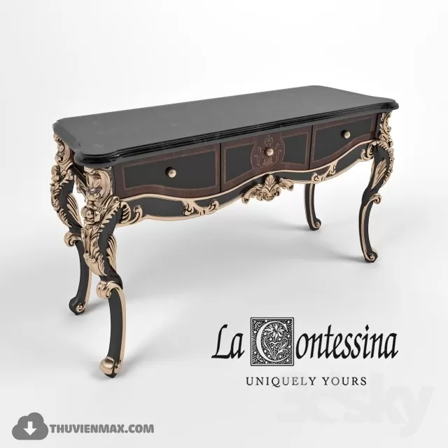 3DSKYFREE – LIVINGROOM - CONSOLE TABLE 3DS MAX MODELS