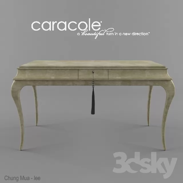 3DSKYFREE – LIVINGROOM - CONSOLE TABLE 3DS MAX MODELS