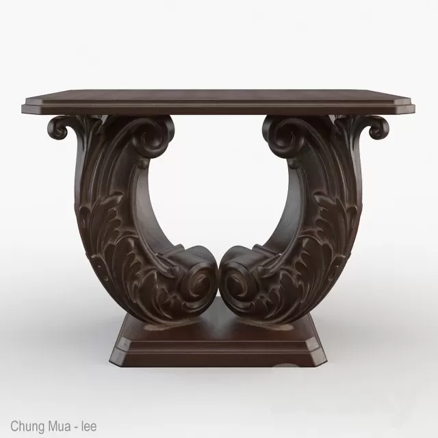 3DSKYFREE – LIVINGROOM - CONSOLE TABLE 3DS MAX MODELS
