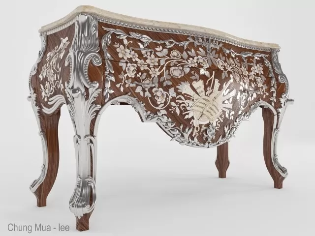 DECOR HELPER – LIVINGROOM – CONSOLE TABLE 3D MODELS – 44