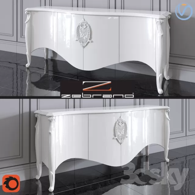 3DSKYFREE – LIVINGROOM - CONSOLE TABLE 3DS MAX MODELS