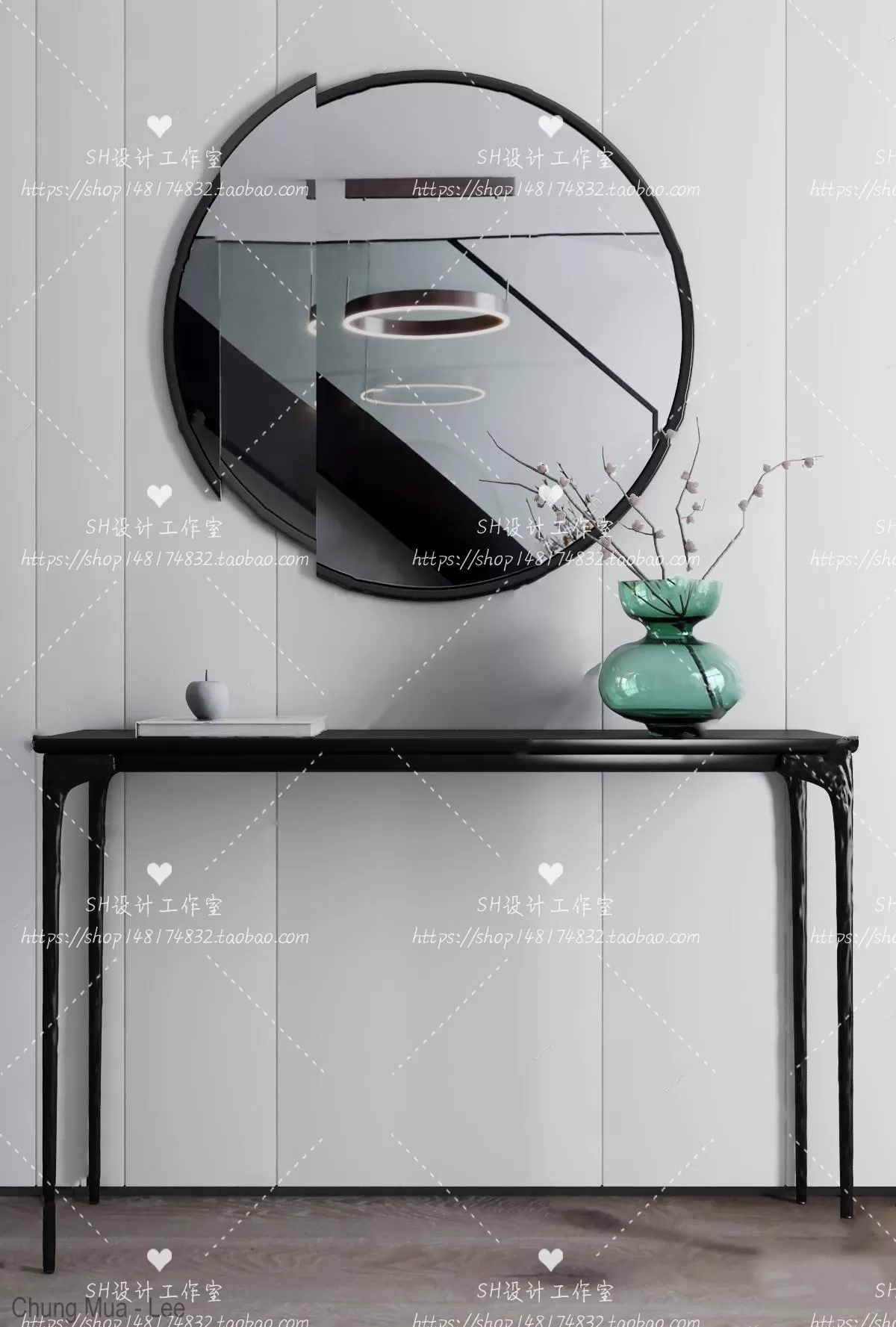 LIVINGROOM - CONSOLE TABLE - TAOBAO 3D MODELS