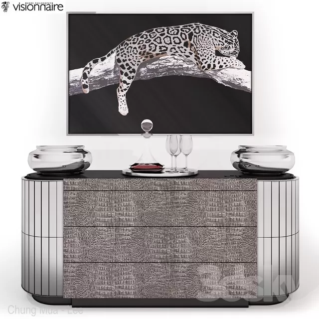 3DSKYFREE – LIVINGROOM - DRAWER 3DS MAX MODELS