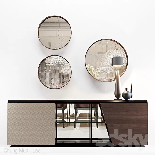 3DSKYFREE – LIVINGROOM - DRAWER 3DS MAX MODELS