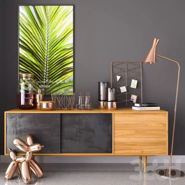 3DSKYFREE – LIVINGROOM - DRAWER 3DS MAX MODELS