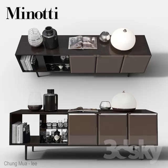 3DSKYFREE – LIVINGROOM - DRAWER 3DS MAX MODELS