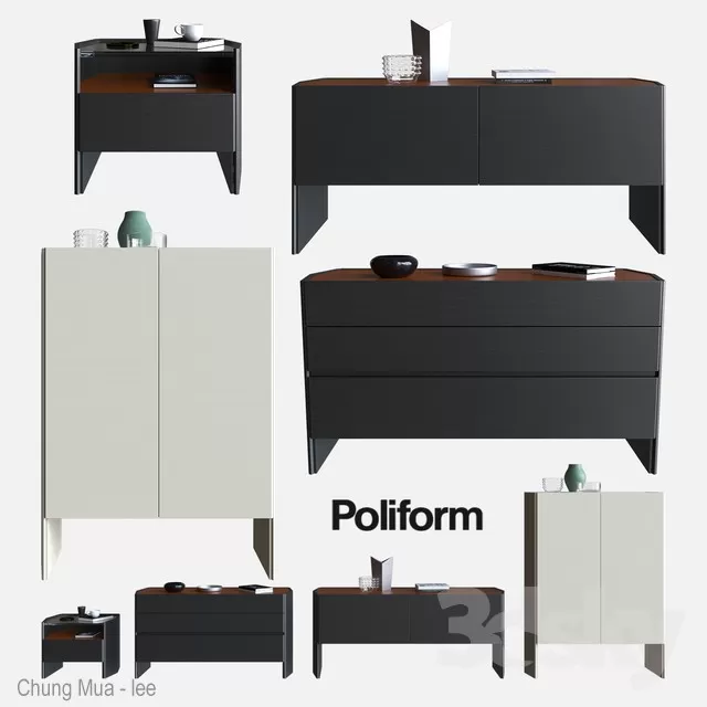 3DSKYFREE – LIVINGROOM - DRAWER 3DS MAX MODELS