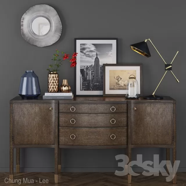 3DSKYFREE – LIVINGROOM - DRAWER 3DS MAX MODELS