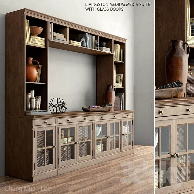 3DSKYFREE – LIVINGROOM - DRAWER 3DS MAX MODELS