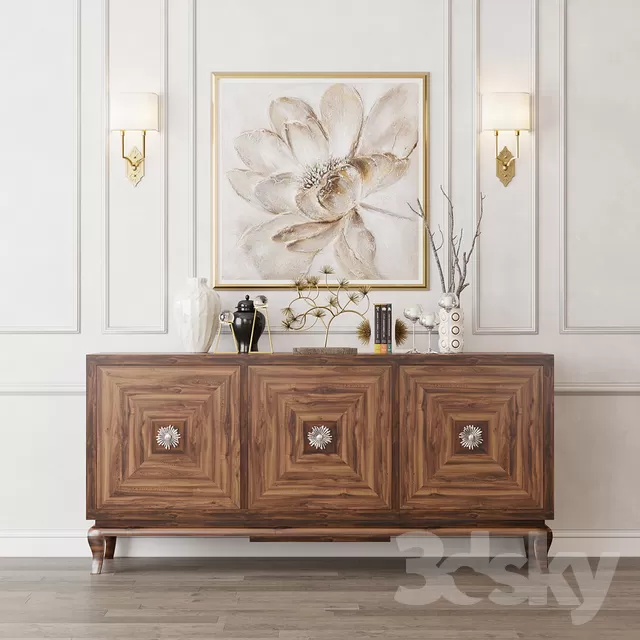 3DSKYFREE – LIVINGROOM - DRAWER 3DS MAX MODELS