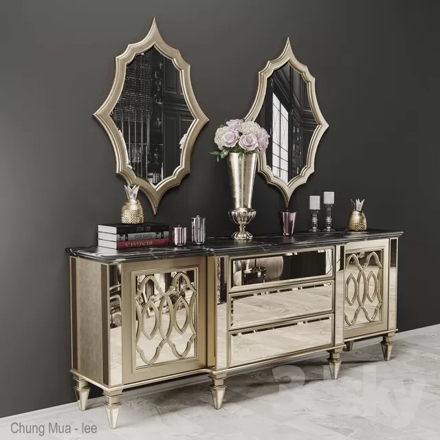 3DSKYFREE – LIVINGROOM - DRAWER 3DS MAX MODELS