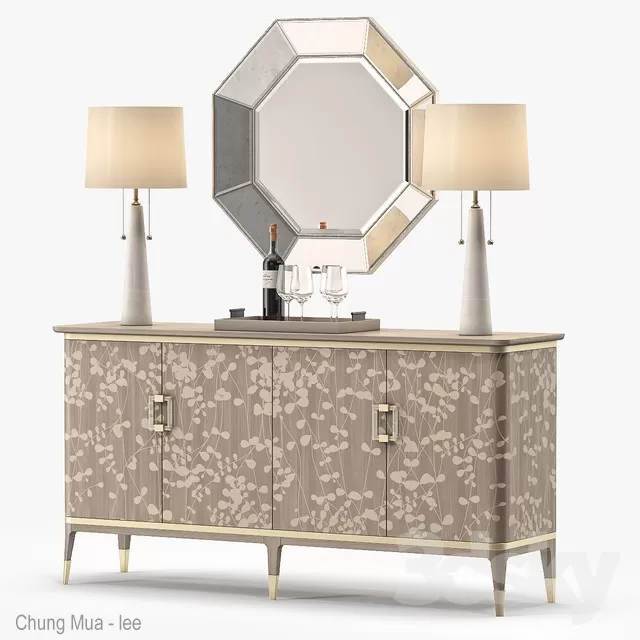 3DSKYFREE – LIVINGROOM - DRAWER 3DS MAX MODELS