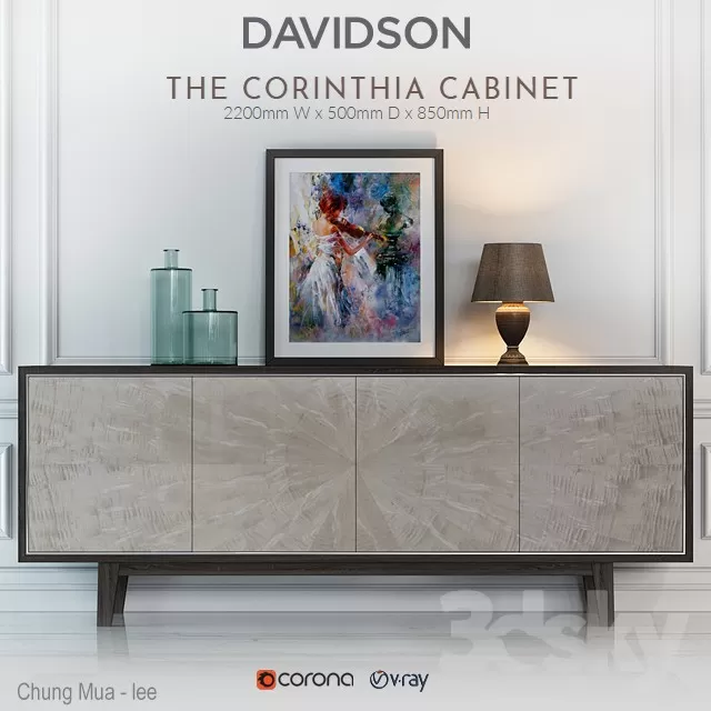 3DSKYFREE – LIVINGROOM - DRAWER 3DS MAX MODELS