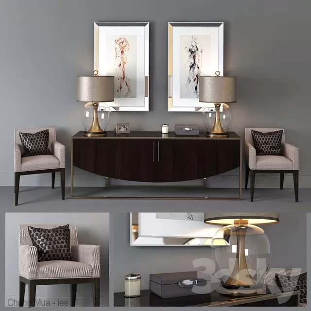 3DSKYFREE – LIVINGROOM - DRAWER 3DS MAX MODELS