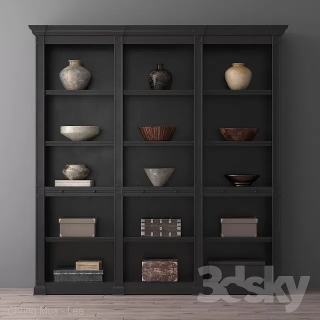 3DSKYFREE – LIVINGROOM - DRAWER 3DS MAX MODELS