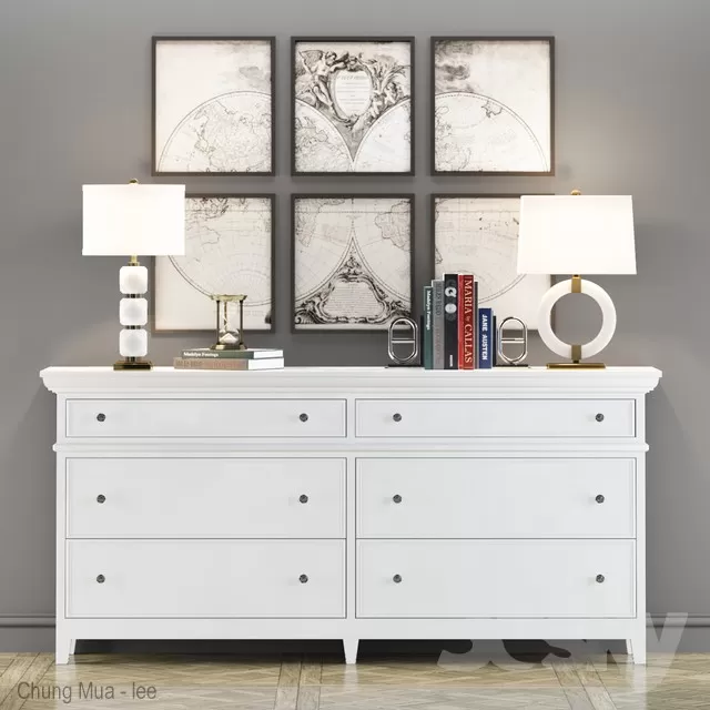 3DSKYFREE – LIVINGROOM - DRAWER 3DS MAX MODELS