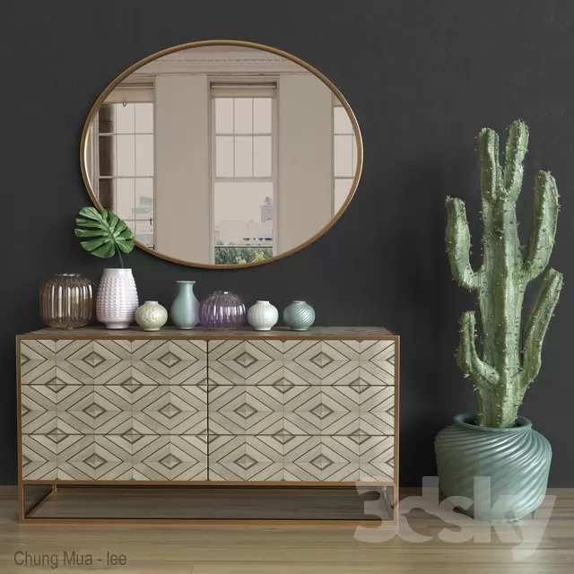 3DSKYFREE – LIVINGROOM - DRAWER 3DS MAX MODELS