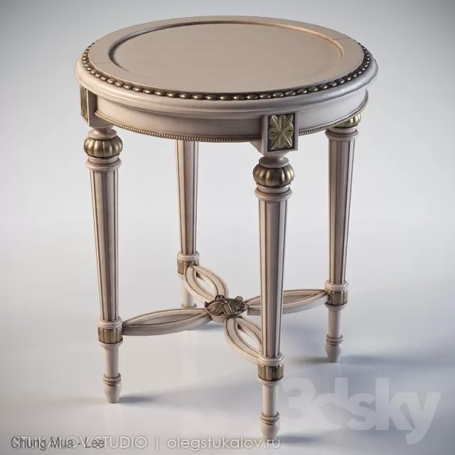 3DSKYFREE – LIVINGROOM - END TABLE 3DS MAX MODELS