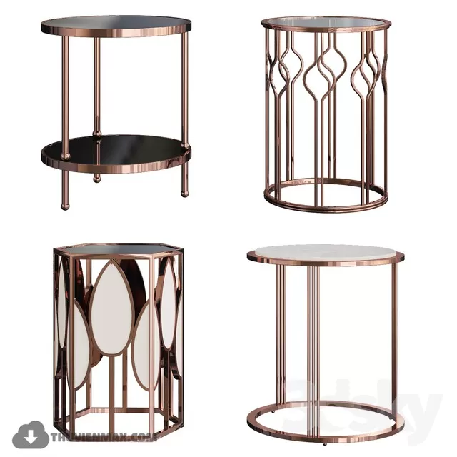 3DSKYFREE – LIVINGROOM - END TABLE 3DS MAX MODELS