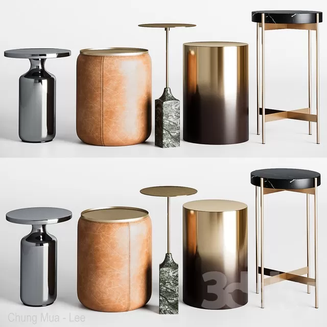 3DSKYFREE – LIVINGROOM - END TABLE 3DS MAX MODELS