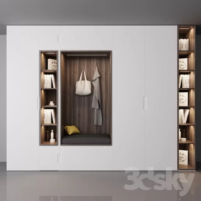 3DSKYFREE – LIVINGROOM - ENTRANCE 3DS MAX MODELS