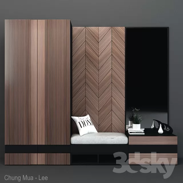 3DSKYFREE – LIVINGROOM - ENTRANCE 3DS MAX MODELS