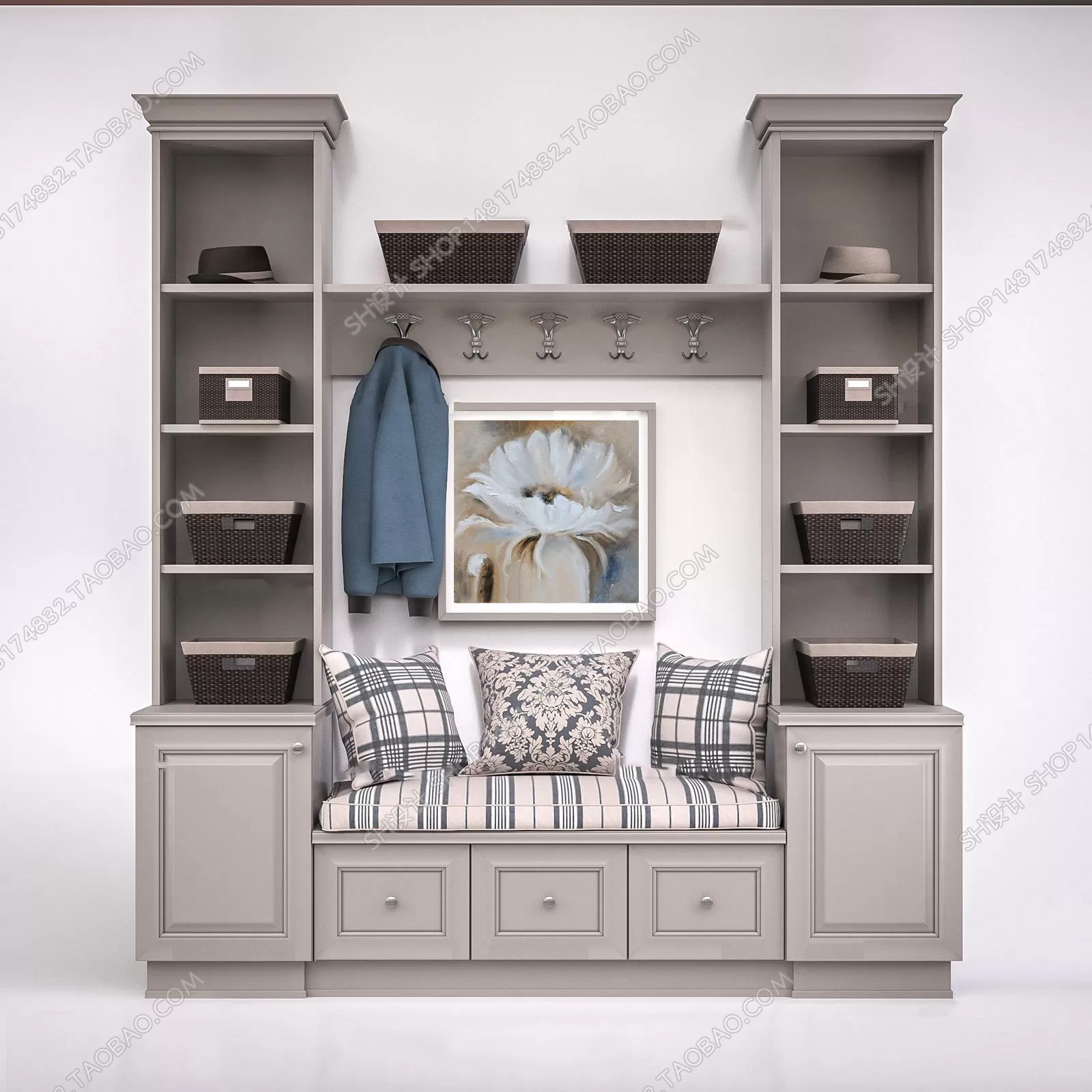 LIVINGROOM - ENTRANCE 3D MODELS