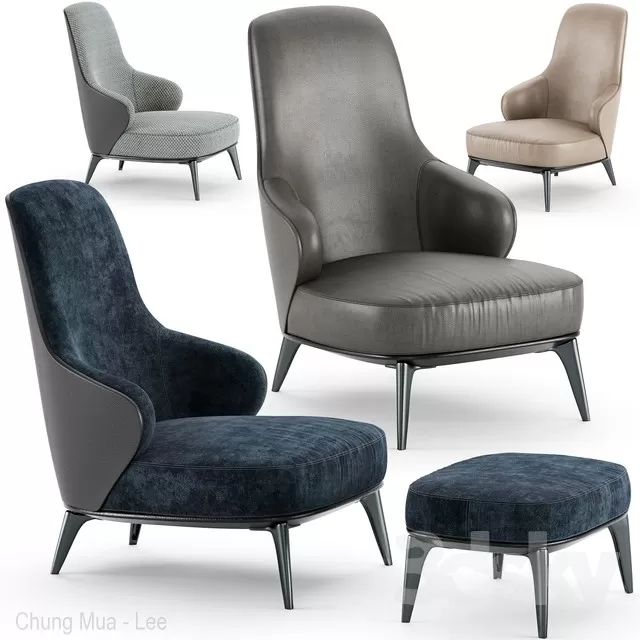 3DSKYFREE – LIVINGROOM - OTHER SOFT SEATING 3DS MAX MODELS