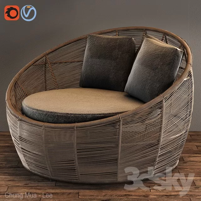 LIVINGROOM - OTHER SOFT SEATING 3D MODELS