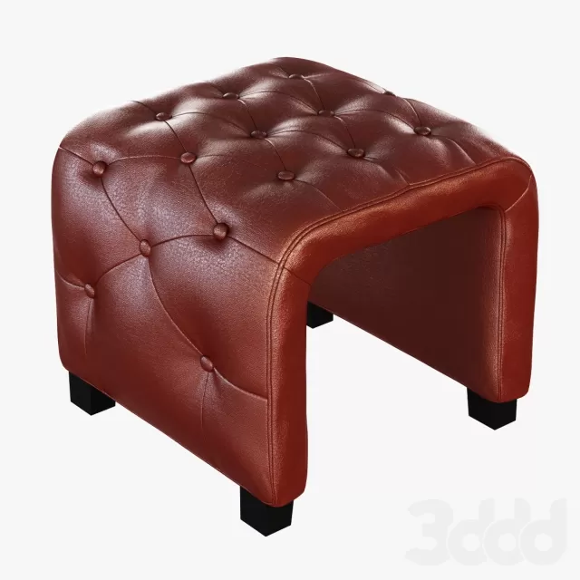 3DSKYFREE – LIVINGROOM - OTTOMAN 3DS MAX MODELS