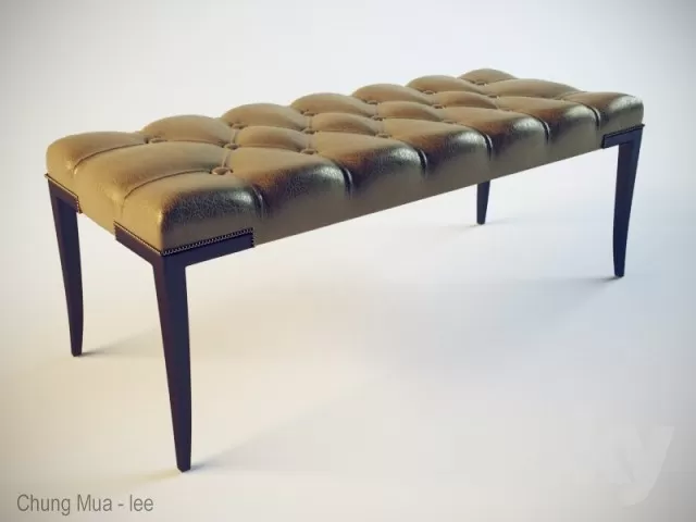 3DSKYFREE – LIVINGROOM - OTTOMAN 3DS MAX MODELS