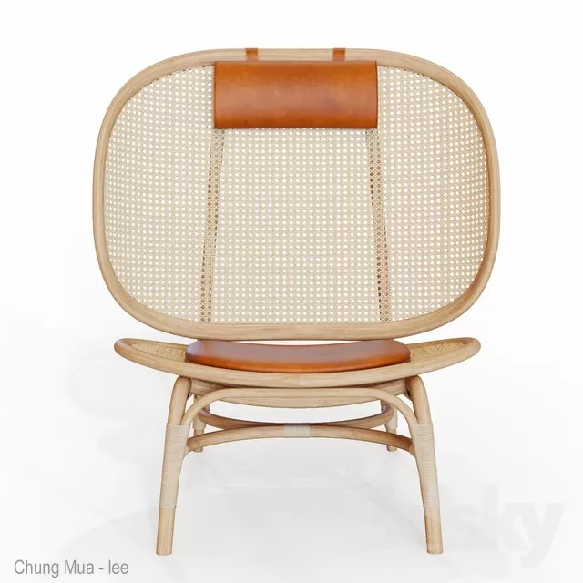 3DSKYFREE – LIVINGROOM - RATTAN 3DS MAX MODELS