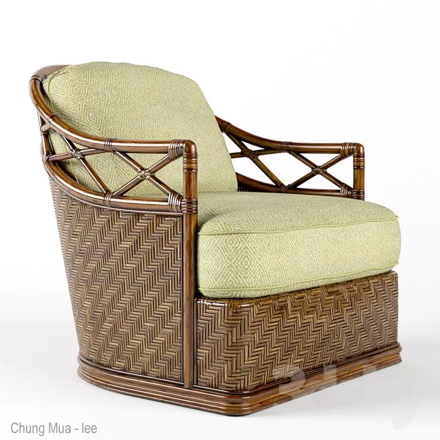 3DSKYFREE – LIVINGROOM - RATTAN 3DS MAX MODELS