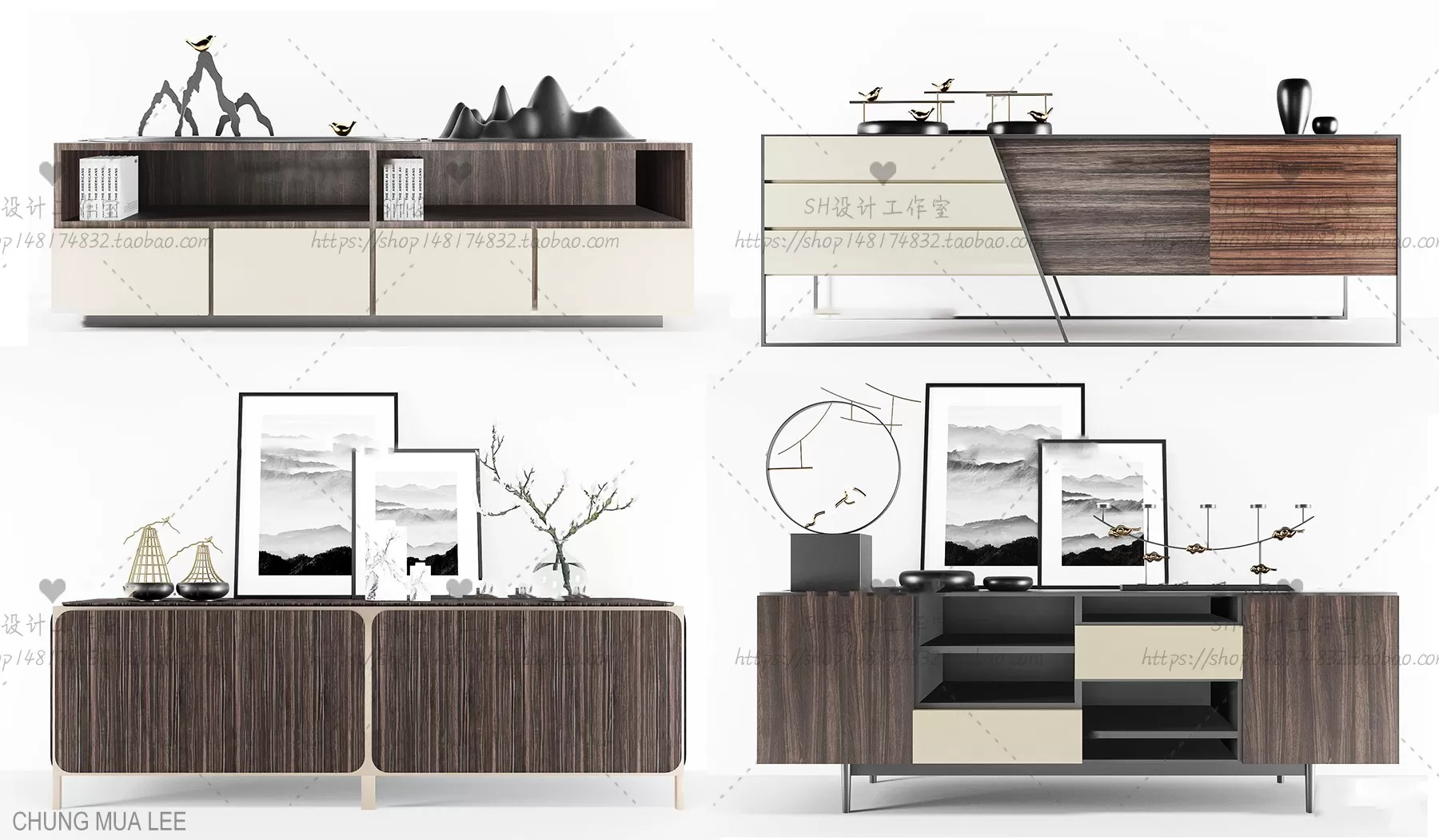 3DSKYFREE – LIVINGROOM - SIDEBOARD 3DS MAX MODELS