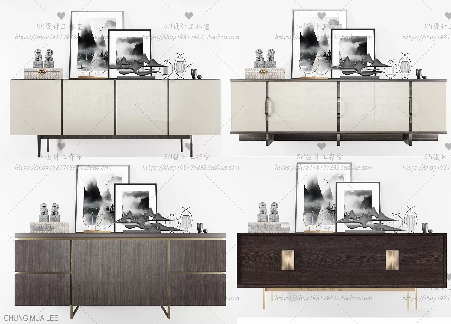 3DSKYFREE – LIVINGROOM - SIDEBOARD 3DS MAX MODELS