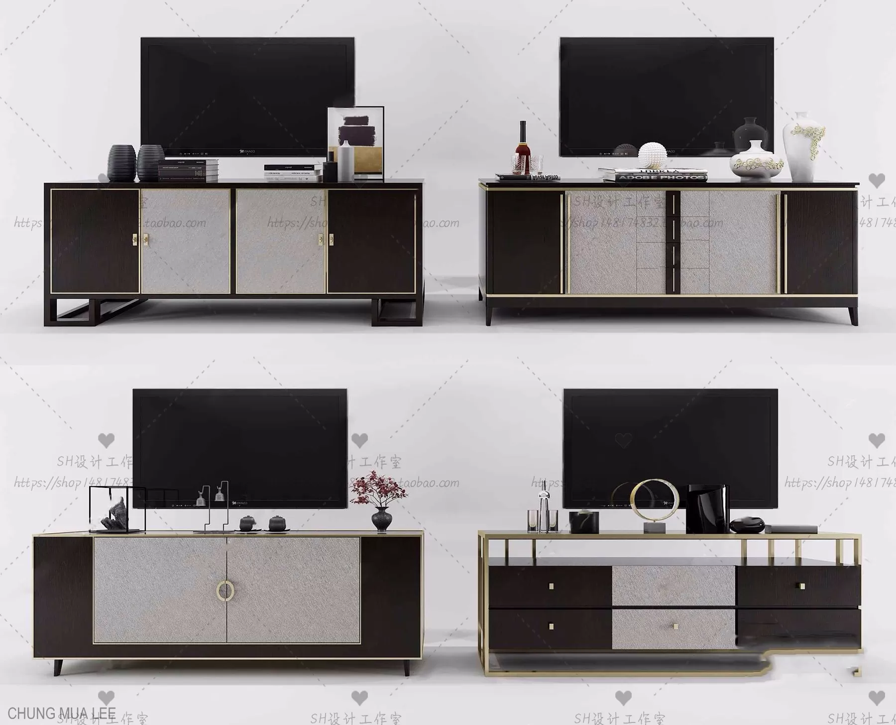 3DSKYFREE – LIVINGROOM - SIDEBOARD 3DS MAX MODELS