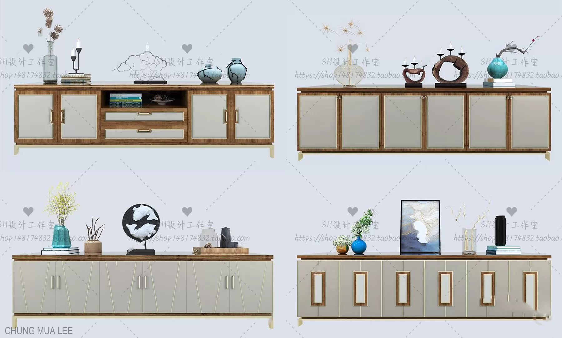3DSKYFREE – LIVINGROOM - SIDEBOARD 3DS MAX MODELS