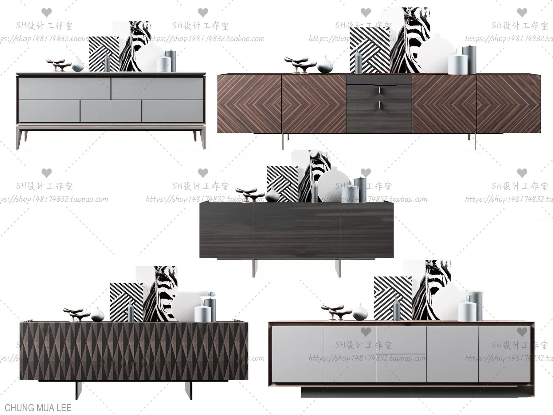 3DSKYFREE – LIVINGROOM - SIDEBOARD 3DS MAX MODELS
